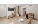 Spacious living room featuring a staircase, wood floors, and open layout at 1301 N 44Th St, Phoenix, AZ 85008