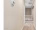 Hallway featuring carpet, a white railing, and neutral walls at 1367 S Country Club Dr # 1327, Mesa, AZ 85210