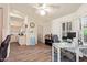 This office space offers natural light with an adjacent kitchen area at 14390 W Morning Star Trl, Surprise, AZ 85374