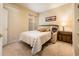 Bedroom with pull out sofa, carpet floors and ample light at 14950 W Mountain View Blvd # 7209, Surprise, AZ 85374