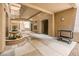 The courtyard features a charming fountain and a well-maintained walkway at 14950 W Mountain View Blvd # 7209, Surprise, AZ 85374