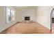 Open concept living area featuring vaulted ceilings and a decorative fireplace at 2164 S Estrella Cir, Mesa, AZ 85202