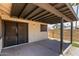 Relaxing outdoor patio with a covered area, perfect for entertaining and enjoying the fresh air at 2164 S Estrella Cir, Mesa, AZ 85202