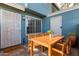 Cozy outdoor patio area with dining table and ample space for entertaining at 2301 E University Dr # 172, Mesa, AZ 85213