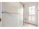 Bright bathroom with a sliding glass shower door and access to the backyard at 3337 E Glade Cir, Mesa, AZ 85204