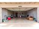 Spacious two-car garage with ample storage space and access to the home's interior at 4062 W Mescal St, Phoenix, AZ 85029