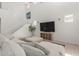 Spacious living room with soaring ceilings and modern decor at 5330 W Thresher Way, Laveen, AZ 85339