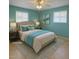 Comfortable bedroom features carpet, two windows and ensuite bathroom at 5342 E Des Moines St, Mesa, AZ 85205