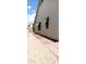 Cozy backyard featuring a brick path with gravel at 7825 W Crocus Dr, Peoria, AZ 85381