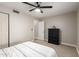 This bedroom features a neutral color scheme and comfortable carpet at 1114 N Leland Ct, Gilbert, AZ 85233