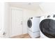 Well-equipped laundry room with modern washer and dryer at 113 N Albert Dr, Chandler, AZ 85226