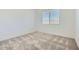 This bedroom features neutral carpeting and a window for ample natural light at 16933 W Bronco Trl, Surprise, AZ 85387