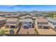 Aerial view of the homes in the community, highlighting its prime location with mountain views at 32347 N Vernal Ln, San Tan Valley, AZ 85144