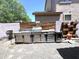 Stainless steel outdoor kitchen featuring built-in grill, a prep area, and plenty of counter space at 33506 N 24Th Dr, Phoenix, AZ 85085