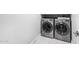 Modern stainless steel LG washer and dryer set with tile flooring at 3402 E Sells Dr, Phoenix, AZ 85018
