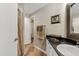 Well-maintained bathroom featuring a vanity with modern countertop and storage at 3633 N 3Rd Ave # 1035, Phoenix, AZ 85013