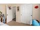 Cozy bedroom featuring a closet and doorway at 4038 E Wrangler Ct, Gilbert, AZ 85297