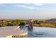 Relaxing pool area with fountain features, stone accents, and stunning desert views at 4328 N Pinnacle Ridge Cir, Mesa, AZ 85207