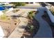 Expansive circular driveway with lush landscaping and desert vegetation at 4801 E Horseshoe Rd, Paradise Valley, AZ 85253