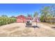 Backyard featuring patio furniture, grill, and plenty of space for outdoor entertainment at 520 S Macdonald --, Mesa, AZ 85210