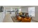 Open-concept living area seamlessly connects kitchen and living spaces, creating a welcoming home at 520 S Macdonald --, Mesa, AZ 85210