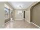 Dining area shows tile flooring, a bay window, and neutral paint color at 619 E Jensen St # 34, Mesa, AZ 85203