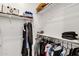 Well-organized walk-in closet with ample hanging space and shelving for storage at 6565 E Thomas Rd # 1096, Scottsdale, AZ 85251