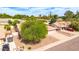 Neighborhood aerial view showcasing well-maintained homes and mature trees at 7833 S Kenneth Pl, Tempe, AZ 85284