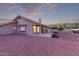 Backyard with a covered patio and privacy walls at 7833 S Kenneth Pl, Tempe, AZ 85284