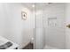 Clean and modern bathroom with a glass-enclosed shower and sleek fixtures at 8214 E Northland Dr, Scottsdale, AZ 85251