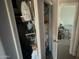 This closet features shelving and plenty of space for storage at 15729 W Lundberg St, Surprise, AZ 85374