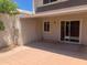 Cozy patio area with tiled flooring, accessed by sliding glass doors, great for relaxing or entertaining at 2155 W Farmdale Ave # 8, Mesa, AZ 85202