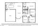 Floorplan shows layout of kitchen, living areas, bedrooms, and garage at 2348 E Diamond Ave, Mesa, AZ 85204