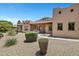 Inviting front yard with lush landscaping and a charming facade at 24615 S 182Nd Pl, Gilbert, AZ 85298