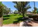 Well-maintained front lawn with mature trees, offering a tranquil and inviting curb appeal at 4812 E Winston Dr # 2, Phoenix, AZ 85044