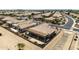 Aerial view of homes showcasing desert landscaping, tile roofs, and private patios in a well-maintained community at 6811 S Four Peaks Way, Chandler, AZ 85249