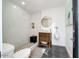 Modern bathroom with a walk-in shower, vanity, and minimalist design at 7508 N 13Th Ave, Phoenix, AZ 85021