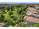 Beautiful aerial shot showcasing the community's green spaces, landscaping, and rooftops against a scenic backdrop at 970 S Henry Ln, Gilbert, AZ 85296