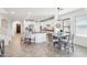 Bright and spacious kitchen with a central island, modern appliances, and a dining area perfect for Gathering gatherings at 9845 E Edgestone Dr, Scottsdale, AZ 85255