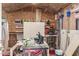 Well-organized workshop equipped with tools and ample workspace, ready for any DIY project in your new home at 10951 N 91St Ave # 222, Peoria, AZ 85345