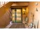 Inviting front entrance featuring double doors, stylish decor, and a cozy, welcoming atmosphere at 16233 E Rosetta Dr # 47, Fountain Hills, AZ 85268
