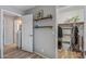 Bedroom view of a spacious closet and an adjoining room; a functional design detail at 19930 N 98Th Ave, Peoria, AZ 85382