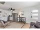 A clean and modern kitchen with stainless steel appliances, white cabinets, and a functional layout, perfect for cooking and dining at 2033 E Janice Way, Phoenix, AZ 85022