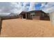New construction home with a large, blank canvas backyard ready for the landscape of your dreams at 37114 W La Paz St, Maricopa, AZ 85138