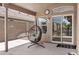 A covered patio featuring comfortable seating, perfect for outdoor relaxation at 512 W Encinas St, Gilbert, AZ 85233