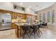 Spacious eat-in kitchen features custom cabinets, stainless appliances and a breakfast nook at 5291 S Bradshaw Pl, Chandler, AZ 85249