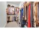 Spacious walk-in closet with ample storage and organization solutions at 717 N Abalone Ct, Gilbert, AZ 85233