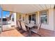 Back patio area with pavers and an outdoor dining area at 8500 E Southern Ave # 510, Mesa, AZ 85209