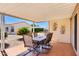 Covered patio with outdoor seating area, ideal for entertaining or relaxing at 8500 E Southern Ave # 510, Mesa, AZ 85209