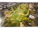 Aerial view of property backing onto the golf course at 8653 S 51St St # 2, Phoenix, AZ 85044